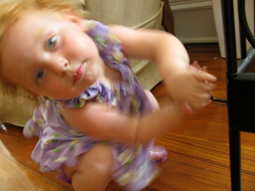 The Toddler Learns To Use An Alan Wrench