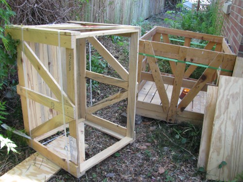 tile crates/chicken coop